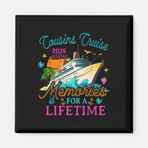 Aimant Croisière avec cousin 2025 Créer des souvenirs pou