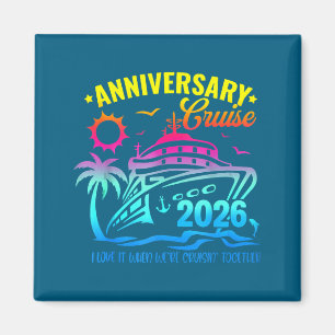 Aimant Croisière d'anniversaire Créer des souvenirs ensem