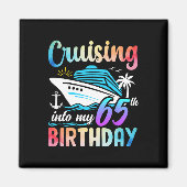 Aimant Croisière Dans Mon 65e Anniversaire 65 Ans Anniver (Devant)