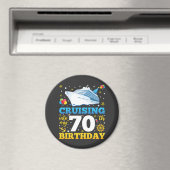 Aimant Croisière Dans Mon Cercle De Fête Anniversaire De  (In Situ (Lave-vaisselle))