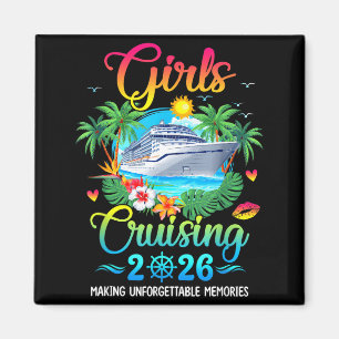 Aimant Croisière de filles 2026 Création de souvenirs Cro