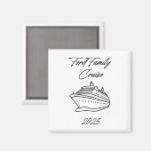 Aimant Croisière de la famille Ford 2025 (Recto/Verso)