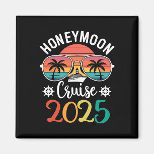 Aimant Croisière de lune de miel 2025 Couple assorti just