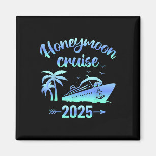 Aimant Croisière de lune de miel Tout juste mariés 2025 C
