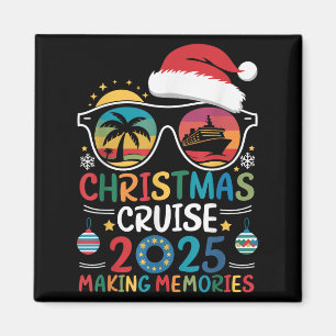 Aimant Croisière de Noël 2025 Hommes Femmes Enfants Crois