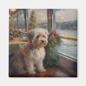 Aimant Croisière de Noël Biewsome Terrier : Pawsome Holid (Devant)