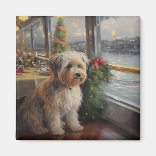 Aimant Croisière de Noël Biewsome Terrier : Pawsome Holid (Devant)