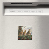 Aimant Croisière de Noël des chats du Bengale : Pawsome H (In Situ (Lave-vaisselle))