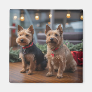 Aimant Croisière de Noël du Terrier Australien : Trop Mig