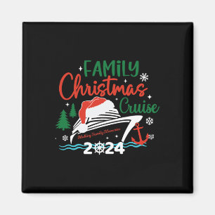 Aimant Croisière de Noël en famille 2024 Merry Cruisemas