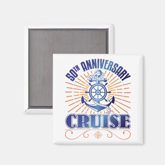 Aimant Croisière du 50e anniversaire (Recto/Verso)