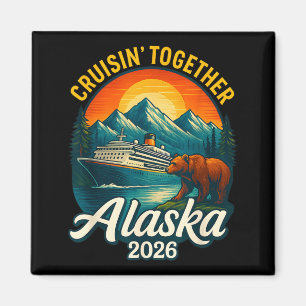 Aimant Croisière en Alaska 2026 Cruisin Ensemble Correspo