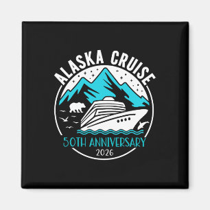 Aimant Croisière en Alaska pour un mariage et 50e anniver