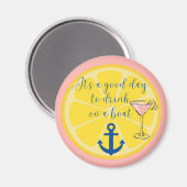 Aimant Croisière en bateau (Recto/Verso)