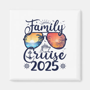 Aimant Croisière en famille 2025 Été Vacances en famille