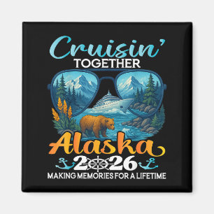 Aimant Croisière ensemble Alaska 2026 Groupe Croisière en