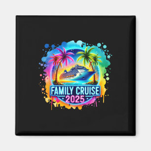Aimant Croisière familiale 2025 Hawaï Plage Noix de coco
