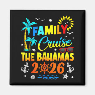Aimant Croisière familiale aux Bahamas 2026 Été Vacances