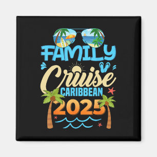 Aimant Croisière familiale Caraïbes 2025 Vacances jumelée