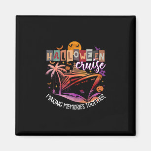 Aimant Croisière familiale Halloween 2025 tenue de croisi