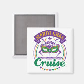 Aimant Croisière Mardi Gras (Recto/Verso)