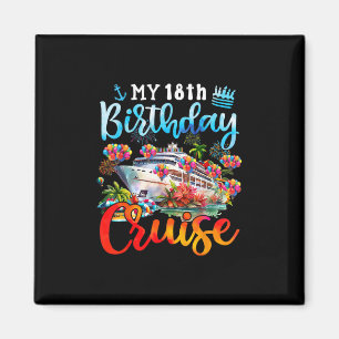 Aimant Croisière pour mon 18e anniversaire Mon jeune de 1