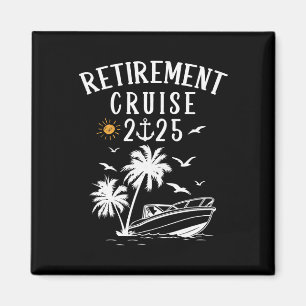 Aimant Croisière retraite 2025 Drôle d'été Croisière retr