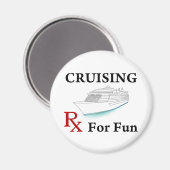 Aimant Croisière... Rx pour le plaisir (Recto/Verso)