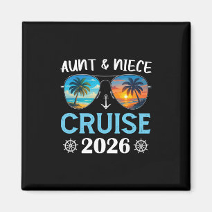 Aimant Croisière Tante Et Nièce 2026 Famille Groupe C