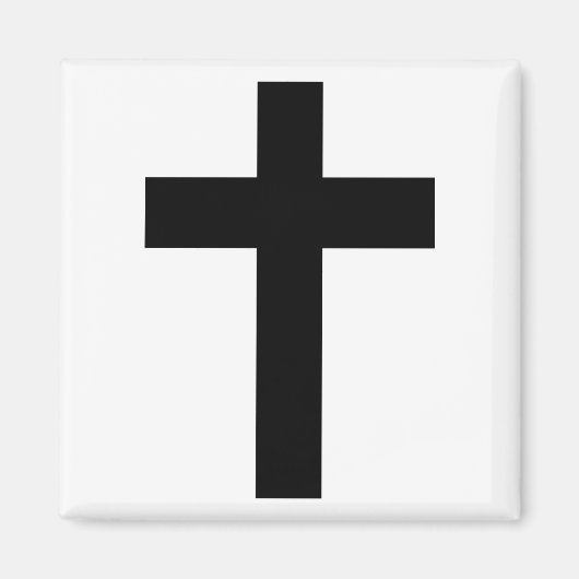 Aimant Croix chrétienne (Devant)
