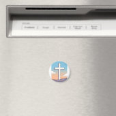 Aimant Croix Chrétienne Inspirante (In Situ (Lave-vaisselle))