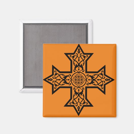 Aimant Croix copte (Recto/Verso)