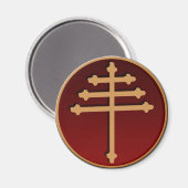 Aimant Croix d'aimant maronite (Recto/Verso)