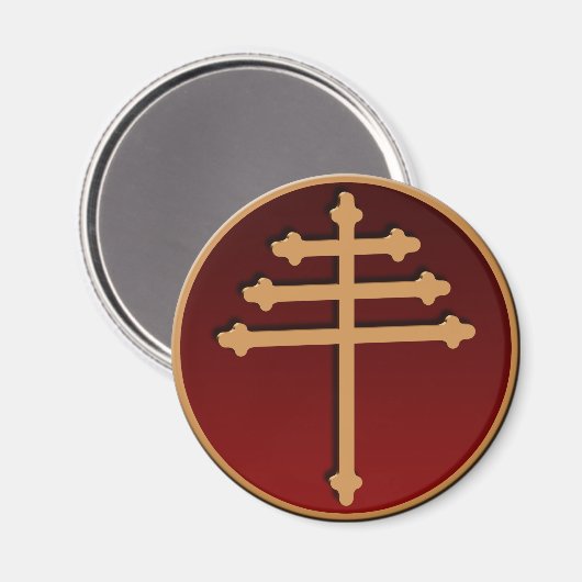Aimant Croix d'aimant maronite (Recto/Verso)