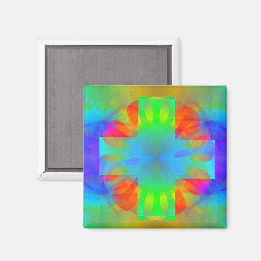 Aimant Croix de brillance (Recto/Verso)