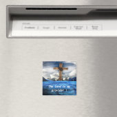 Aimant Croix de christianisme de Jésus avec Écriture bibl (In Situ (Lave-vaisselle))