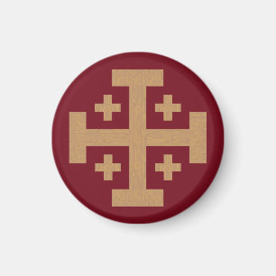 Aimant Croix de Jérusalem
