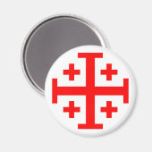Aimant Croix de Jérusalem (Recto/Verso)