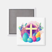 Aimant Croix de Pâques (Recto/Verso)