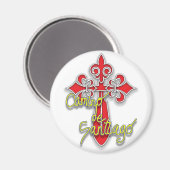 Aimant Croix de Saint-Jacques (Recto/Verso)