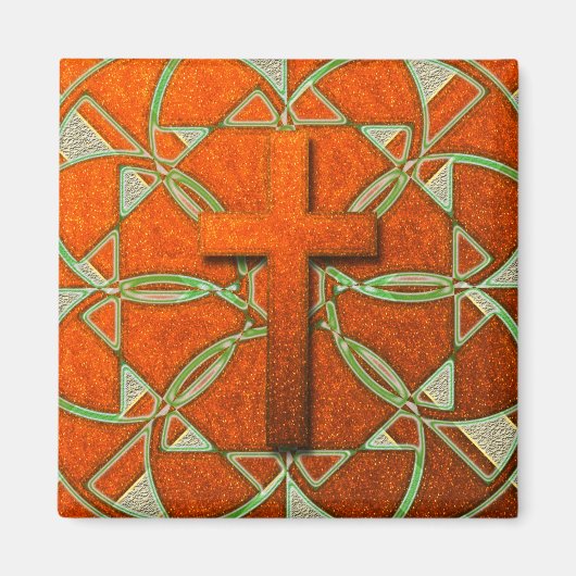 AIMANT CROIX DÉCORATIVE (Devant)