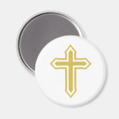 Aimant Croix d'or (Recto/Verso)