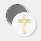 Aimant Croix d'or (Recto/Verso)