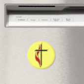 AIMANT CROIX ET FLAMME (In Situ (Lave-vaisselle))