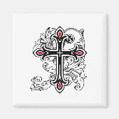 Aimant Croix gothique (Devant)