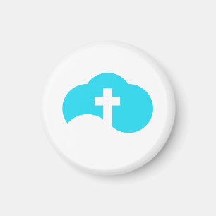Aimant Croix Nuageuse