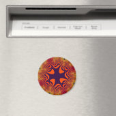 Aimant Croix orange et violet (In Situ (Lave-vaisselle))