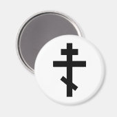 Aimant Croix orthodoxe (Recto/Verso)