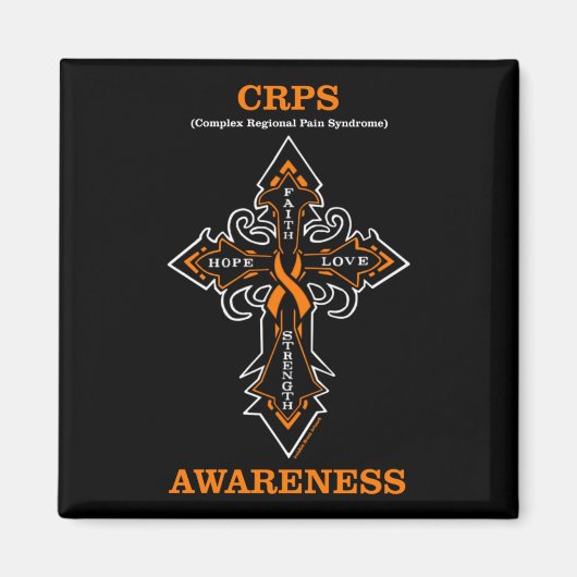 Aimant Croix/Prise de conscience...CRPS (Devant)