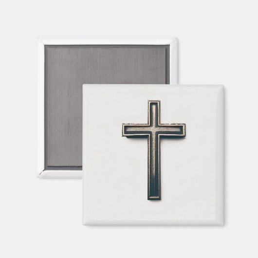 Aimant Croix religieuse (Recto/Verso)